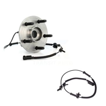 Front Wheel Hub Bearing Extra ABS Sensor Kit For 2007 Dodge Ram 1500 4WD with 4-Wheel K7S-100203