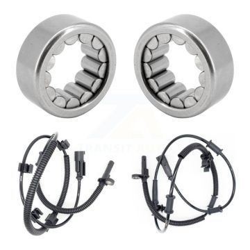 Rear Wheel Bearing ABS Sensor Kit For Ford E-150 4.6L 5.4L with 4-Wheel Harness K7S-100963