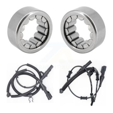 Rear Wheel Bearing Sensor Kit For 2008 Ford E-150 4.6L 5.4L with 4-Wheel ABS Harness K7S-100969