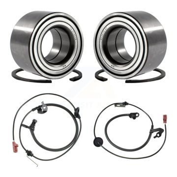Rear Wheel Bearing ABS Sensor Kit For Ford Fusion Lincoln MKZ Mercury Milan with Harness K7S-100977