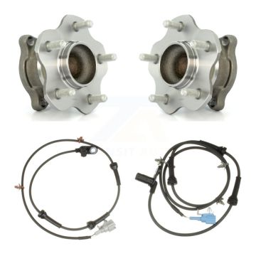 Rear Wheel Hub Bearing & Sensor Kit For Nissan Maxima 3.5L with 4-Wheel ABS Harness K7S-101134
