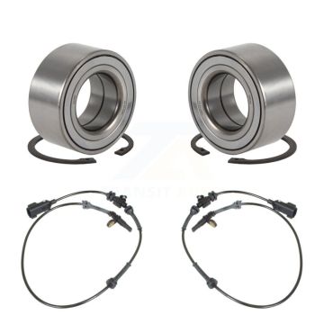 Rear Wheel Bearing Sensor Kit For 08-12 Land Rover LR2 3.2L with 4-Wheel ABS Harness K7S-101311