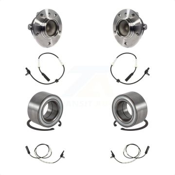 Front Rear Wheel Bearing And ABS Sensor Kit For BMW 328i 320i M240i 230i 328d K7S-101724