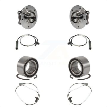 Front Rear Wheel Bearing And ABS Sensor Kit For BMW 323i 328i 128i 325i K7S-101737