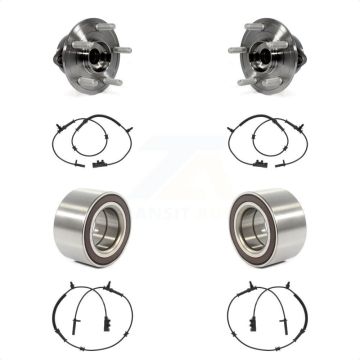 Front Rear Wheel Bearing And ABS Sensor Kit For 2016 Jeep Grand Cherokee with Harness K7S-101748