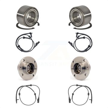 Front Rear Wheel Bearing And ABS Sensor Kit For Fiat 500 K7S-101787