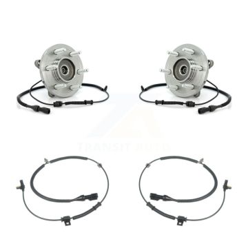 Front Wheel Hub Bearing & Extra ABS Sensor Kit For 2010 Ford Expedition Lincoln Navigator K7S-101798
