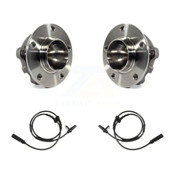 Front Wheel Hub Bearing And ABS Sensor Kit For 2011-2012 BMW 750i with Harness K7S-101825
