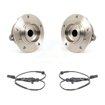 Front Wheel Hub Bearing & Sensor Kit For BMW 528i 535i with Harness 3.0L 4-Wheel ABS K7S-101826