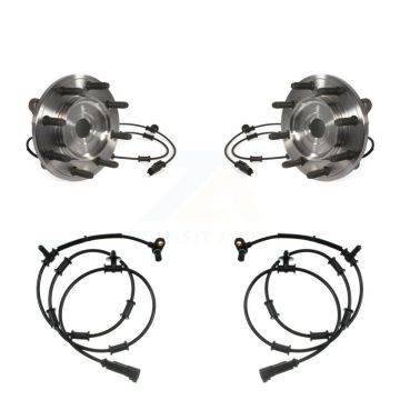 Front Wheel Hub Bearing And Extra ABS Sensor Kit For Ram 2500 3500 with Harness K7S-101837