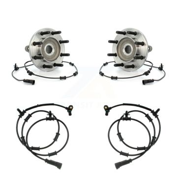 Front Wheel Hub Bearing And Extra ABS Sensor Kit For Dodge Ram 2500 3500 with Harness K7S-101838