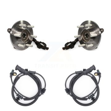 Front Wheel Hub Bearing And Extra ABS Sensor Kit For Ford F-150 K7S-101857