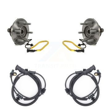 Front Wheel Hub Bearing And Extra ABS Sensor Kit For 2018-2020 Ford F-150 with Harness K7S-101860