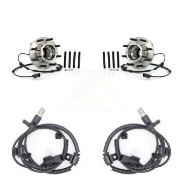Front Wheel Hub Bearing And Extra ABS Sensor Kit For Ford F-250 Super Duty K7S-101866