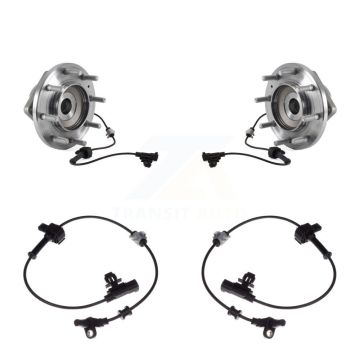 Front Wheel Hub Bearing & Extra Sensor Kit For Chevrolet Silverado 3500 HD GMC Sierra 4WD K7S-101887