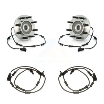 Front Wheel Hub Bearing And Extra ABS Sensor Kit For Dodge Ram 2500 3500 with Harness K7S-101897