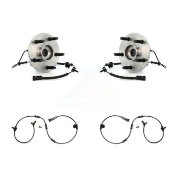 Front Wheel Hub Bearing Extra ABS Sensor Kit For 2007 Dodge Ram 1500 RWD with 4-Wheel K7S-101905