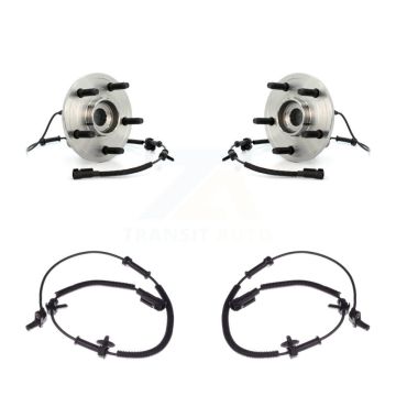 Front Wheel Hub Bearing Extra ABS Sensor Kit For 2007 Dodge Ram 1500 4WD with 4-Wheel K7S-101908