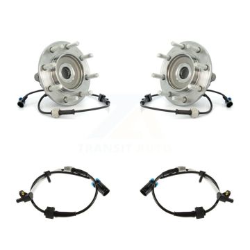 Front Wheel Hub Bearing & Extra ABS Sensor Kit For Chevrolet Silverado 3500 with Harness K7S-101926