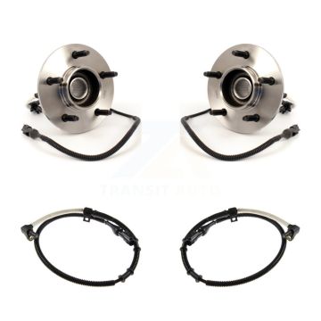 Front Wheel Hub Bearing And Extra ABS Sensor Kit For 1997-1999 Ford F-150 with Harness K7S-101974