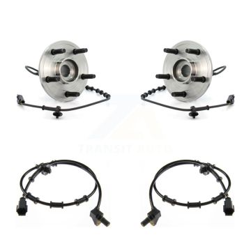Front Wheel Hub Bearing And Extra ABS Sensor Kit For Dodge Ram 1500 with Harness K7S-101994