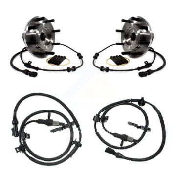 Front Wheel Hub Bearing Extra ABS Sensor Kit For Ford F-350 Super Duty F-250 with Harness K7S-102324