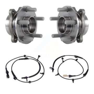 Front Wheel Hub Bearing ABS Sensor Kit For 2015 Ford Edge 3.5L/2.0L/2.7L with 4-Wheel K7S-102334