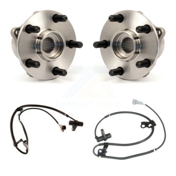 Front Wheel Hub Bearing & Sensor Kit For Toyota Prius 1.5L with 4-Wheel ABS Harness K7S-102349