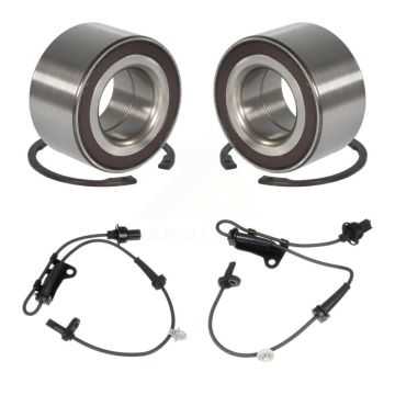 Front Wheel Bearing Sensor Kit For 10-14 Honda Insight 1.3L with 4-Wheel ABS Harness K7S-102414