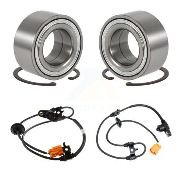 Front Wheel Bearing Sensor Kit For 99-04 Honda Odyssey 3.5L with 4-Wheel ABS Harness K7S-102434
