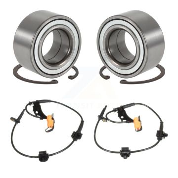 Front Wheel Bearing & Sensor Kit For Honda Element EX with 2.4L 4-Wheel ABS Harness K7S-102502