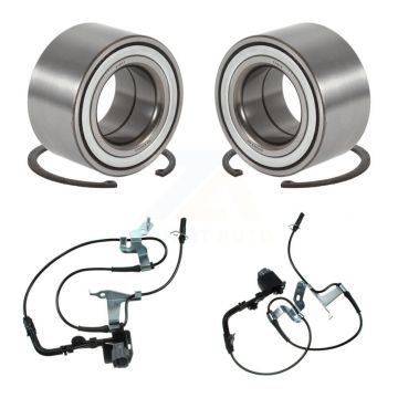 Front Wheel Bearing & Sensor Kit For 2009-2013 Mazda 6 3.7L with 4-Wheel ABS Harness K7S-102512