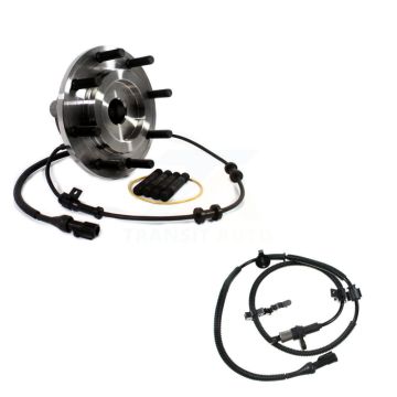 Front Wheel Hub Bearing Extra ABS Sensor Kit For Ford F-350 Super Duty F-250 with Harness K7S-102557