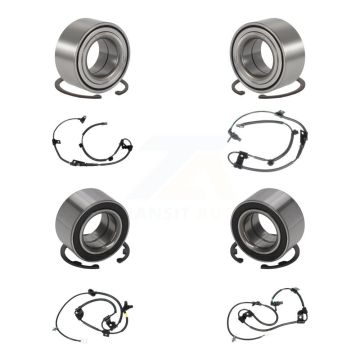 Front Rear Wheel Bearing And ABS Sensor Kit (8Pc) For Kia Sportage K7S-102782