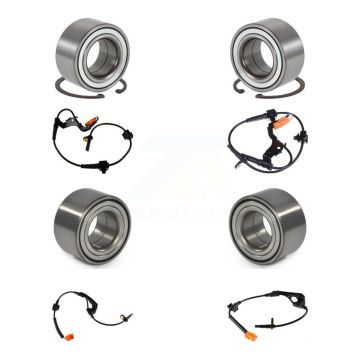 Front Rear Wheel Bearing And ABS Sensor Kit (8Pc) For Honda CR-V with Harness K7S-102787