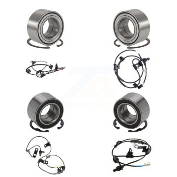 Front Rear Wheel Bearing And ABS Sensor Kit (8Pc) For Hyundai Tucson K7S-102792