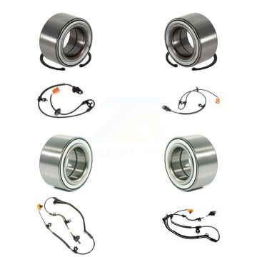 Front Rear Wheel Bearing & Sensor Kit (8Pc) For 2003-2006 Acura MDX 3.5L with 4-Wheel ABS K7S-102794