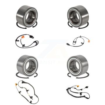 Front Rear Wheel Bearing ABS Sensor Kit (8Pc) For 2005 Honda Pilot 3.5L with 4-Wheel K7S-102796