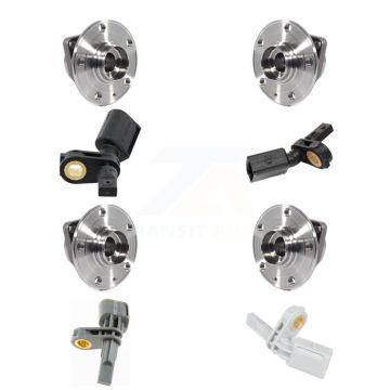 Front Rear Wheel Hub Bearing Sensor Kit (8Pc) For Volkswagen Tiguan Audi Q3 Arteon TT RS K7S-102802