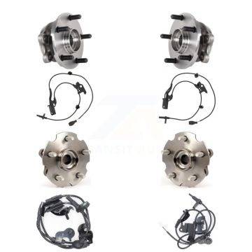 Front Rear Wheel Hub Bearing And ABS Sensor Kit (8Pc) For Lexus NX300 NX200t NX300h K7S-102818