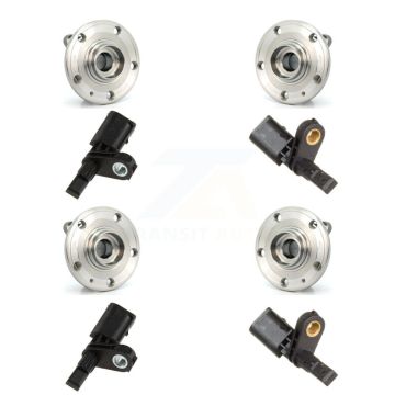 Front Rear Wheel Hub Bearing Sensor Kit (8Pc) For Volkswagen Tiguan Audi Q3 Quattro TT A3 K7S-102855