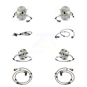 Front Rear Wheel Hub Bearing And Extra ABS Sensor Kit (8Pc) For Nissan Pathfinder K7S-102863
