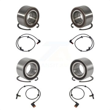 Front Rear Wheel Bearing ABS Sensor Kit For 2012 Mercedes-Benz S350 3.0L with 4-Wheel K7S-102892