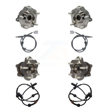 Front Rear Wheel Hub Bearing And ABS Sensor Kit For Nissan Rogue K7S-102919