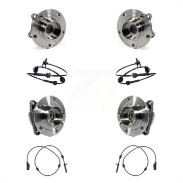 Front Rear Wheel Hub Bearing And ABS Sensor Kit For Chrysler 200 K7S-102925