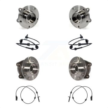 Front Rear Wheel Hub Bearing And ABS Sensor Kit For Chrysler 200 K7S-102926