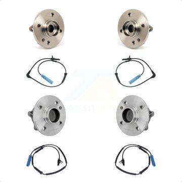 Front Rear Wheel Hub Bearing & Sensor Kit For 2007-2015 Mini Cooper 1.6L with 4-Wheel ABS K7S-102927