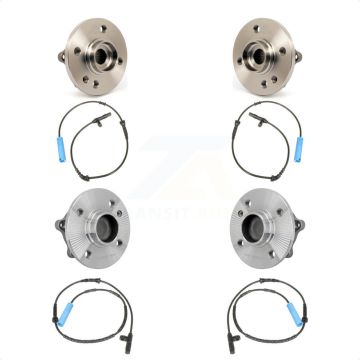 Front Rear Wheel Hub Bearing & Sensor Kit For 2007-2008 Mini Cooper 1.6L with 4-Wheel ABS K7S-102929