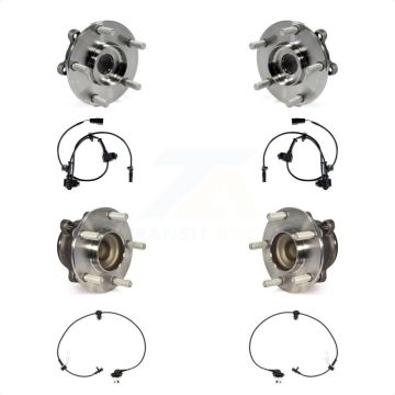 Front Rear Wheel Hub Bearing And ABS Sensor Kit For Mazda CX-5 with Harness K7S-102932