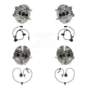 Front Rear Wheel Hub Bearing ABS Sensor Kit For Mazda CX-5 AWD with 2.5L/2.0L 4-Wheel K7S-102933